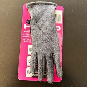 NEW HEAD Women's Touchscreen Running Gloves in Gray Size Medium